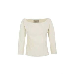 NEW CORTANA women's soto linen top in ivory